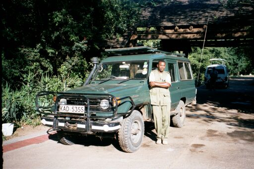 Anthon and his Land Rover