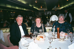 Coral Dining Room, Formal Night - Harry, Bobbi, Barbara