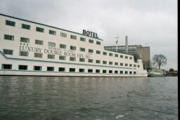 Hotel boat on the Amstel