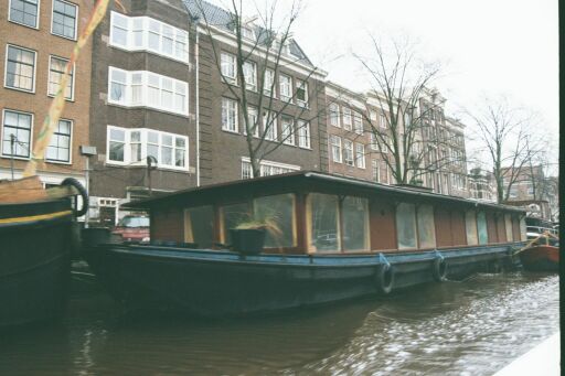Houseboat on Prinsengracht Canal