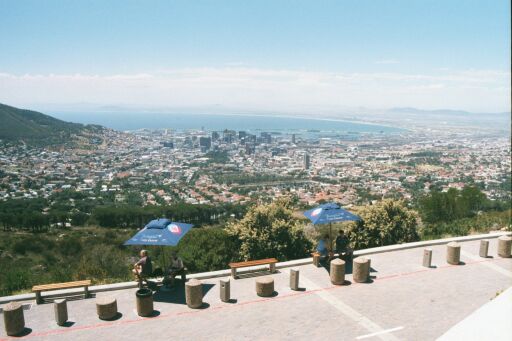 View from bottom of Table Mountain