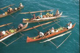 Native boat vendors