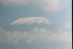Tanzania's Mt. Kilimanjaro as seen from Amboseli National Park