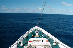 View while at sea